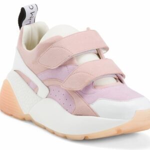 NWT Stella MCCARTNEY AUTHENTIC ECLIPSE  WHITE/PINK WOMAN SNEAKERS EU 40 …